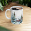Christmas Mug - Snowy Landscape Train Wrap 3