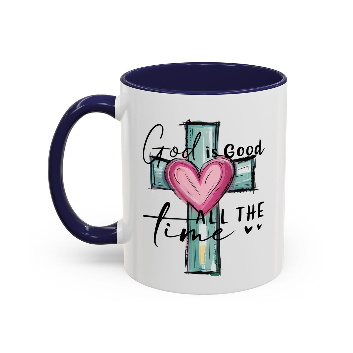 Religious Mug - God Is Good Cross