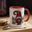 Christmas Mug - Gnome with Christmas Wreath
