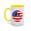 4th of July Mug - America Smiley Face