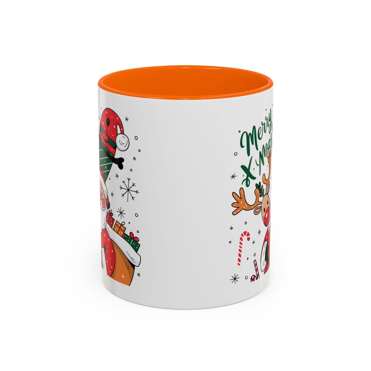 Christmas Mug - Merry Xmas Santa Reindeer