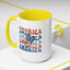 4th of July Mug - America peace Sign