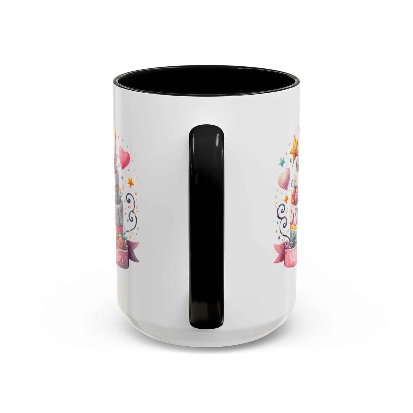 Birthday Mug - Happy Birthday Two Tiered Cake
