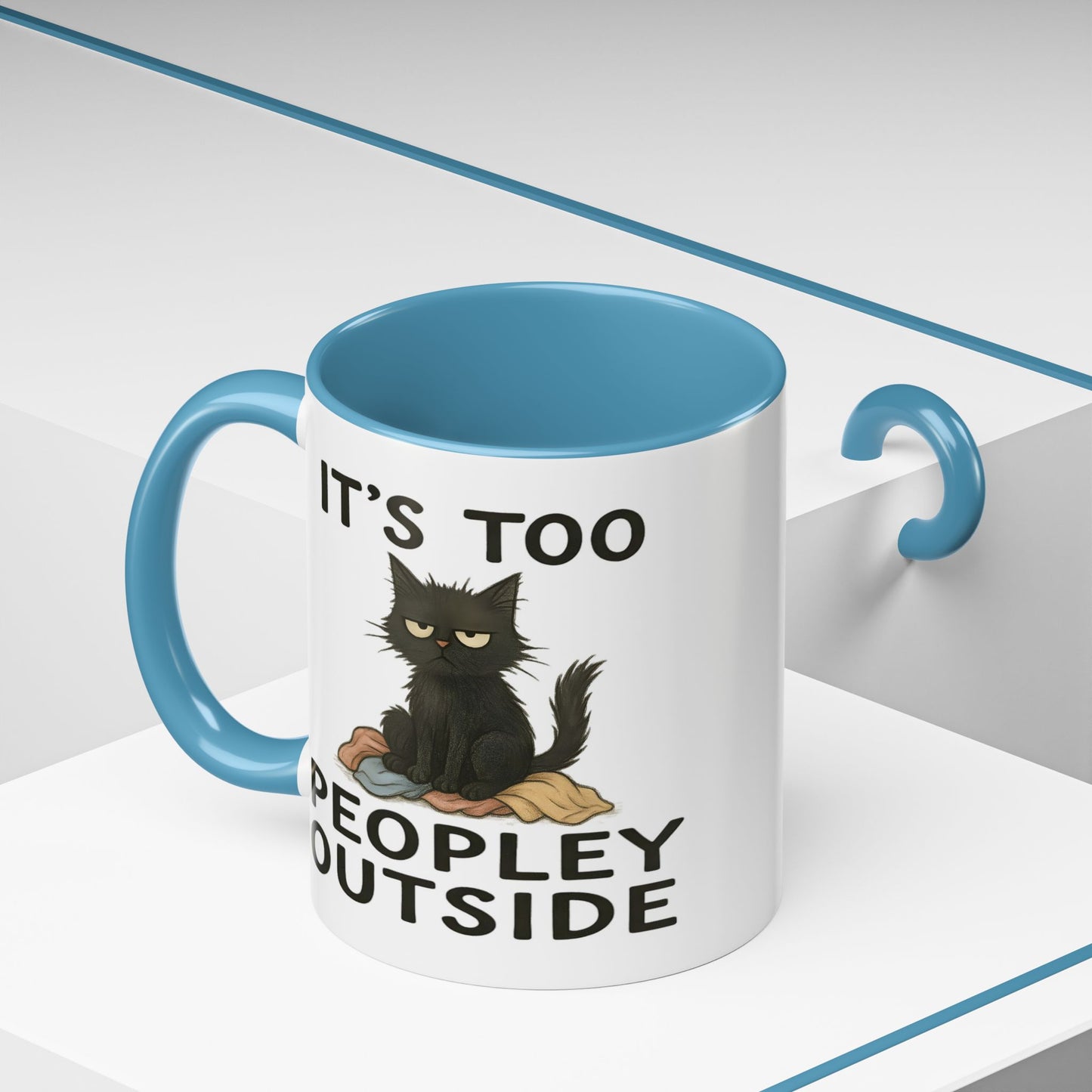Animal Mug - It's Too Peopley Outside