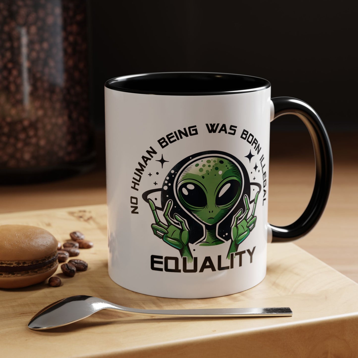 Alien Mug - No Human Being