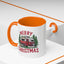Christmas Mug - Merry Christmas Red & White Camper
