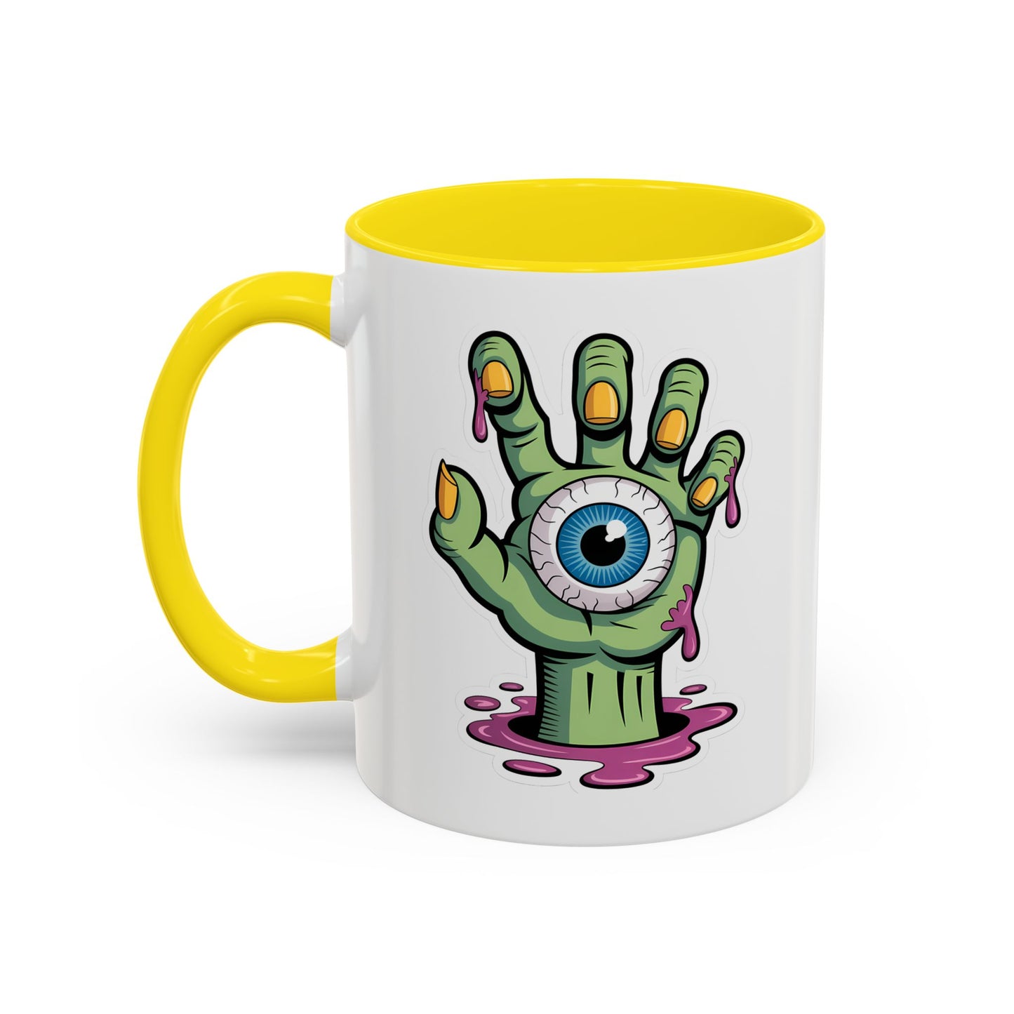 Halloween Mug - Eye Ball Hand