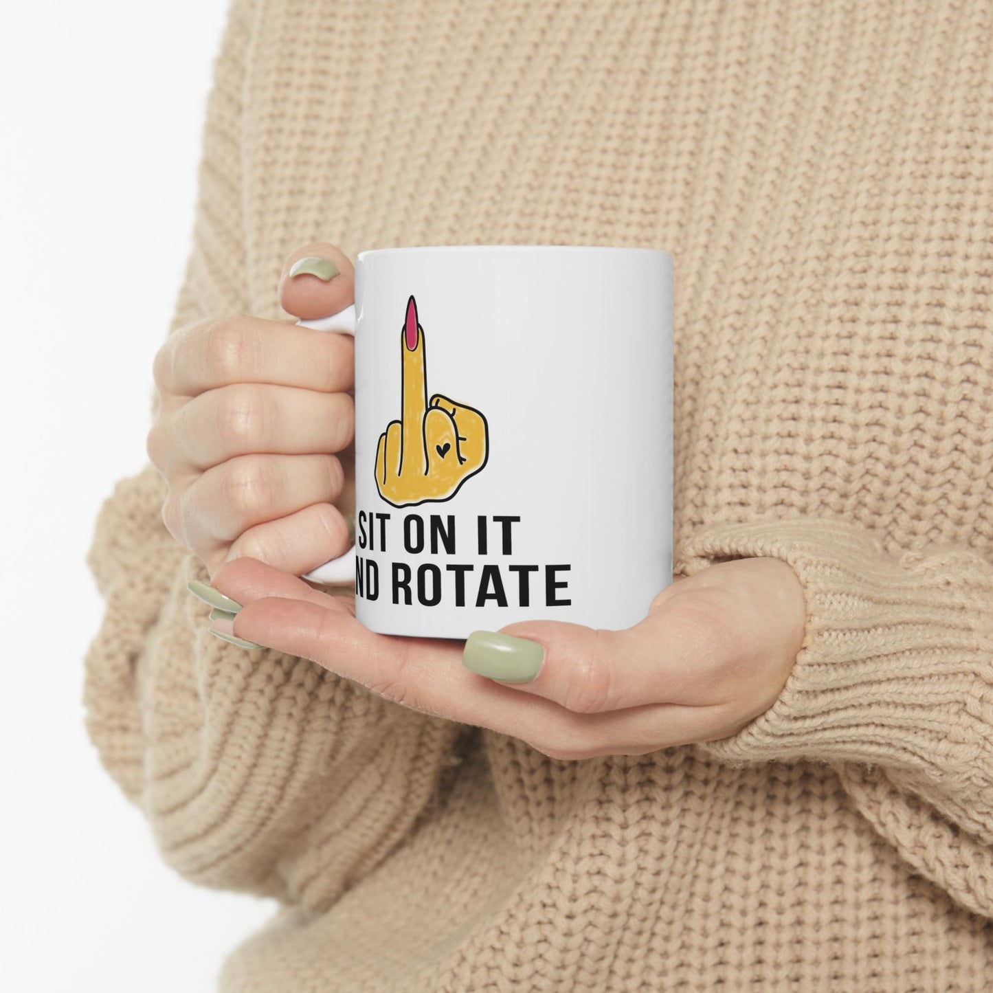 Adult Mug - Sit On It And Rotate