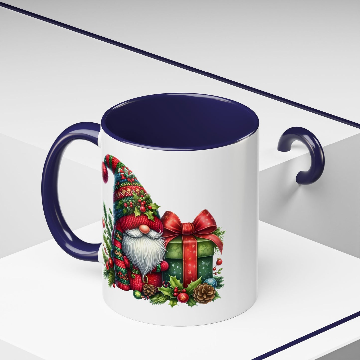 Christmas Mug - Gnome and Present