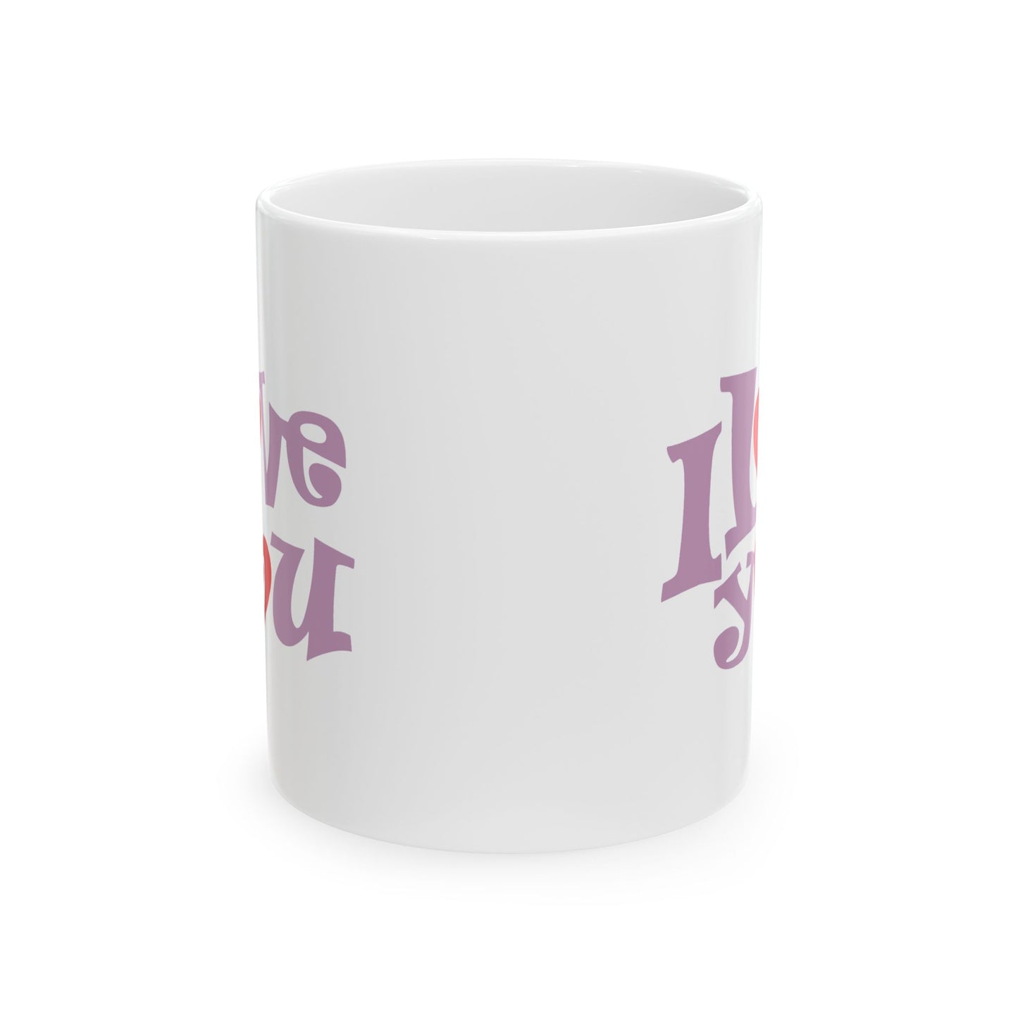 Anniversary Mug - I Love You Graphic