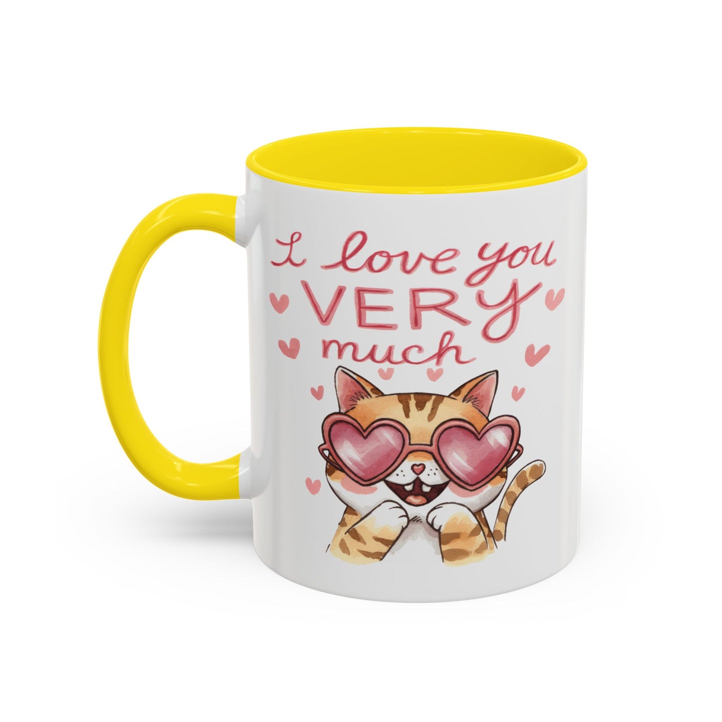 Anniversary Mug - I love You Very Much Cat