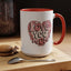 Mother's Day Mug - Love You Mom Retro Heart