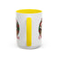 Christmas Mug - Merry Christmas Red Text Cat Presents Wreath