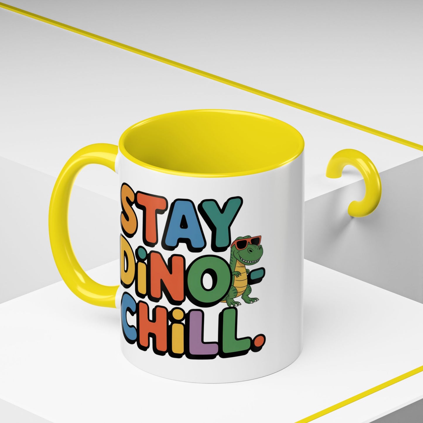 Humor mug - Stay Dino Chill