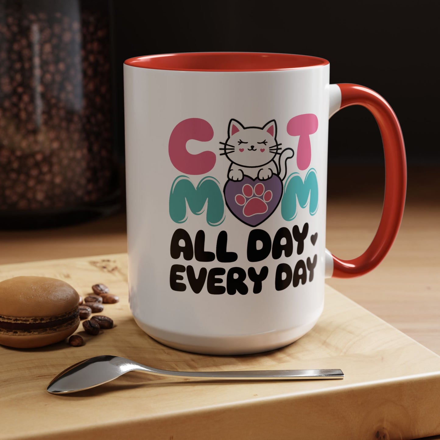 Animal Mug - Cat Mom All Day