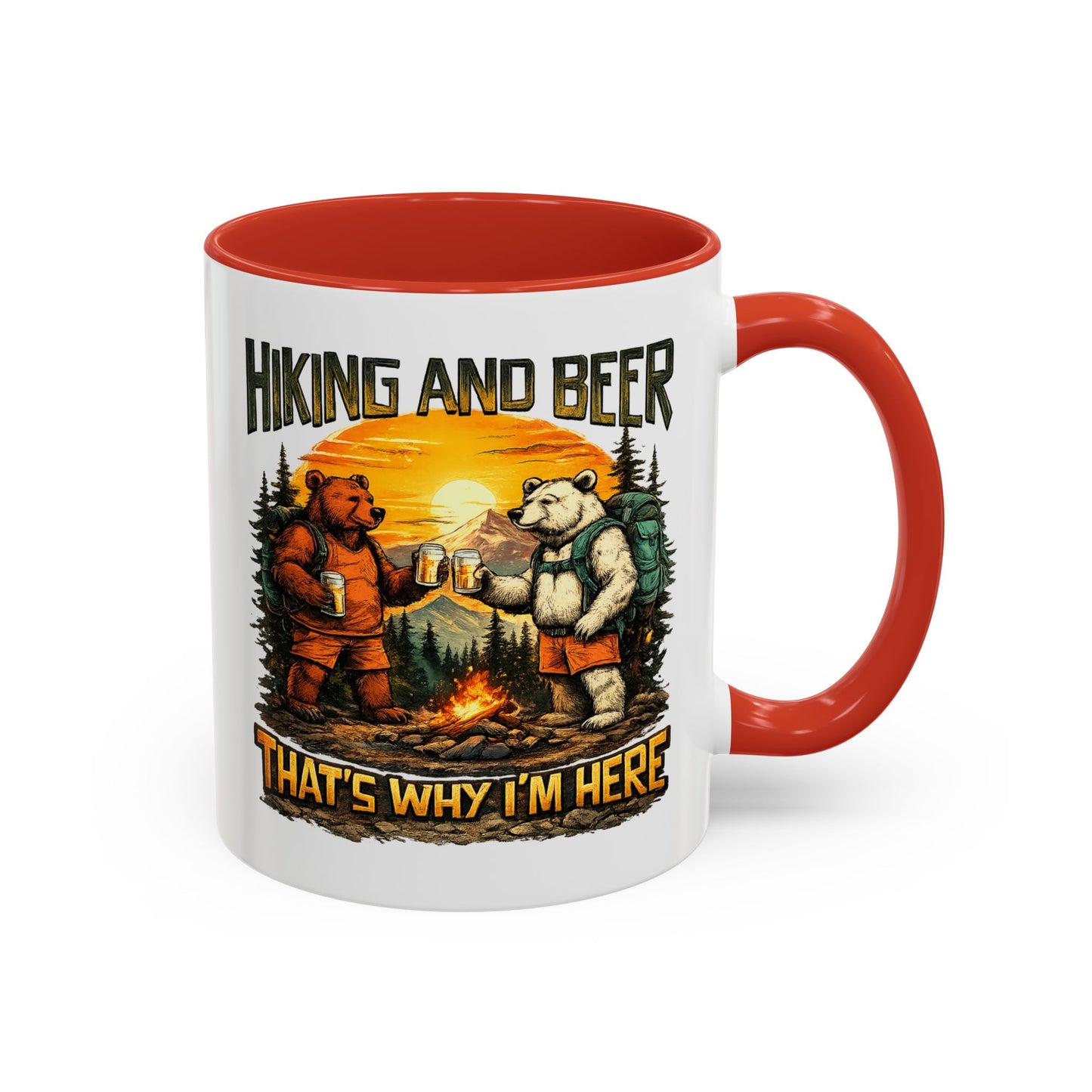 Humor Mug - Hiking and Beer