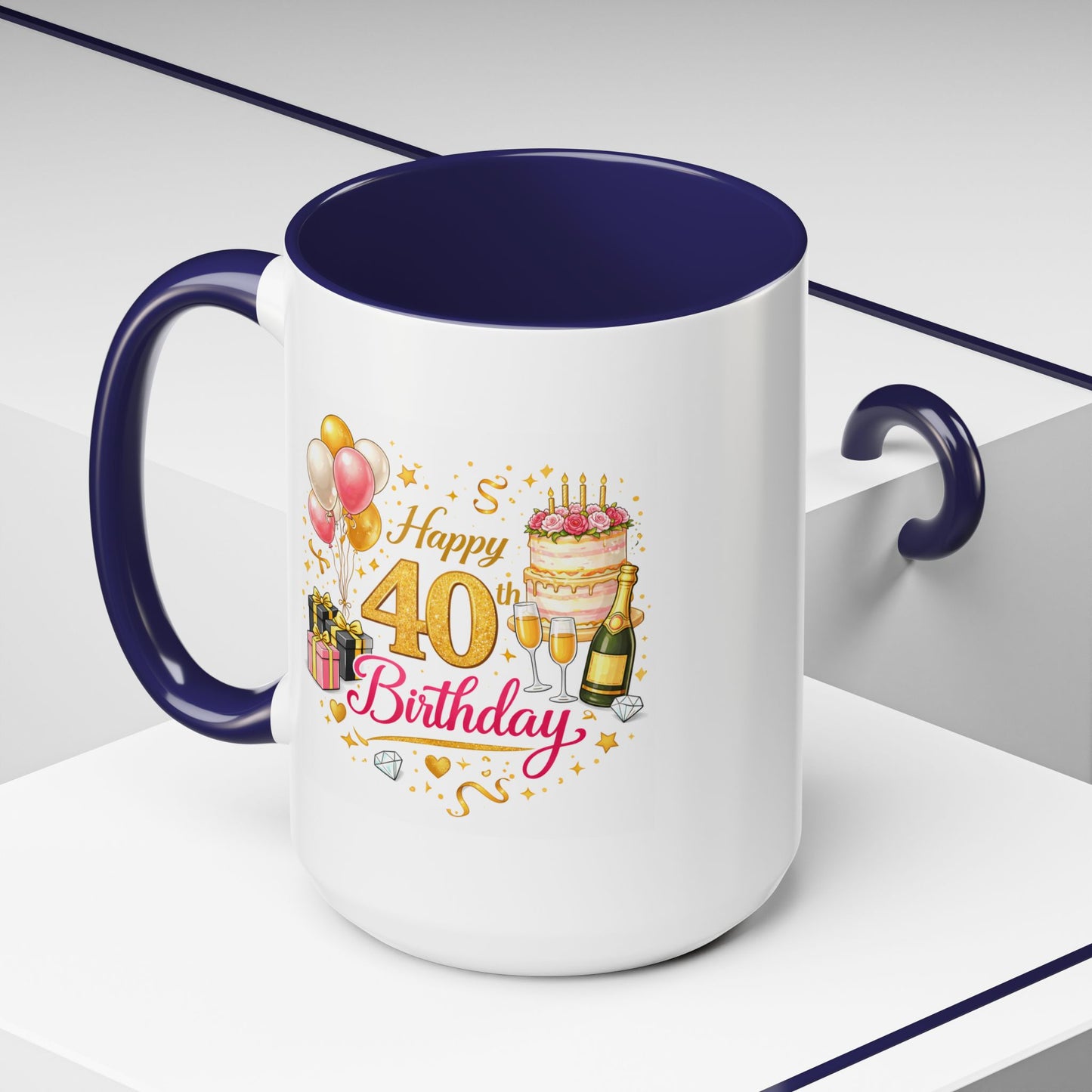Birthday Mug - Happy 40th