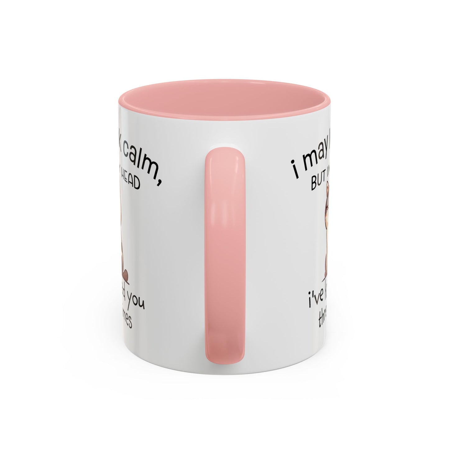 Adult Mug - I May Look Calm Cat