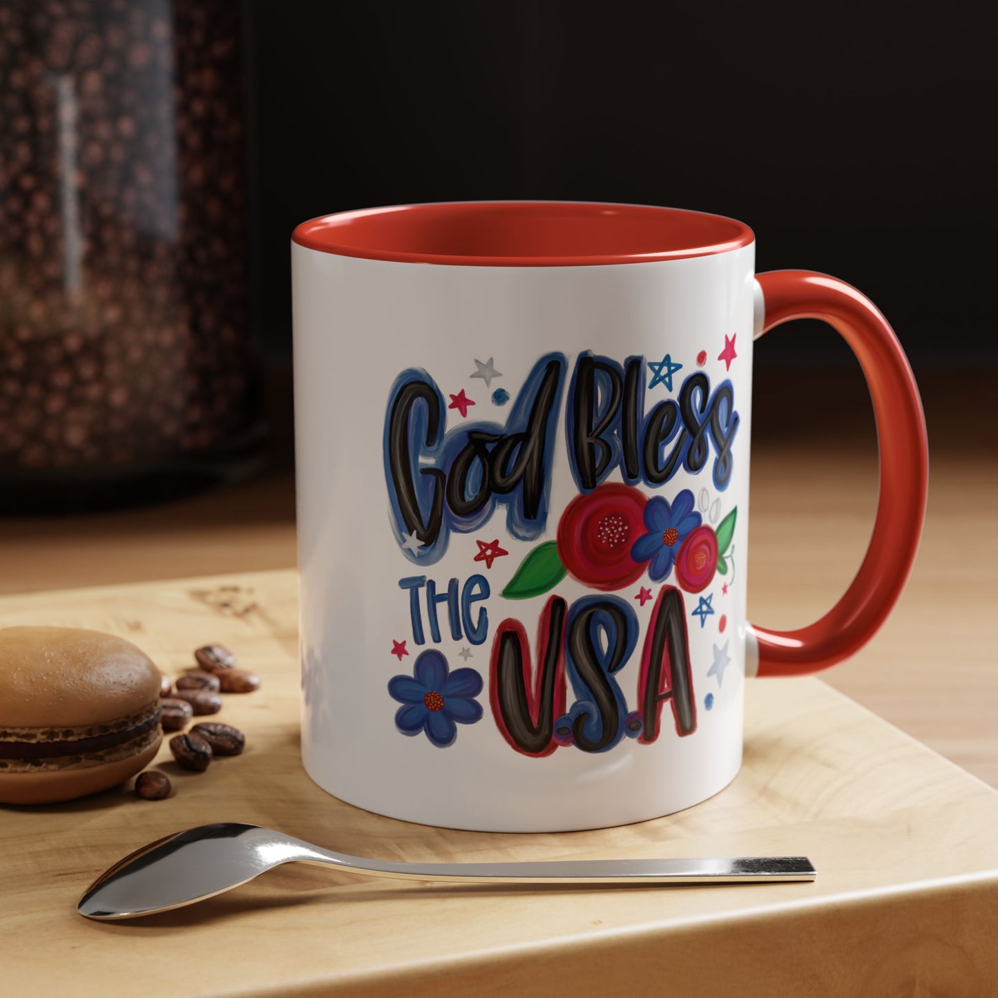 Religious Mug - God Bless Graffiti