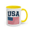 4th of July Mug - USA & Flag