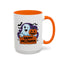 Halloween Mug - Winking Ghost With Pumpkin