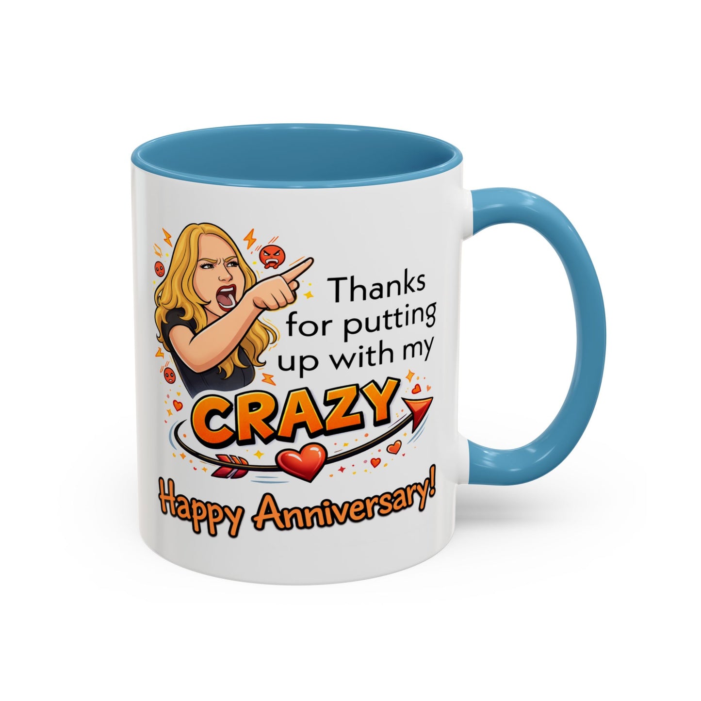 Anniversary Mug - Thanks For Putting Up
