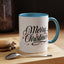 Christmas Mug - Merry Christmas Black Text Red Ornaments