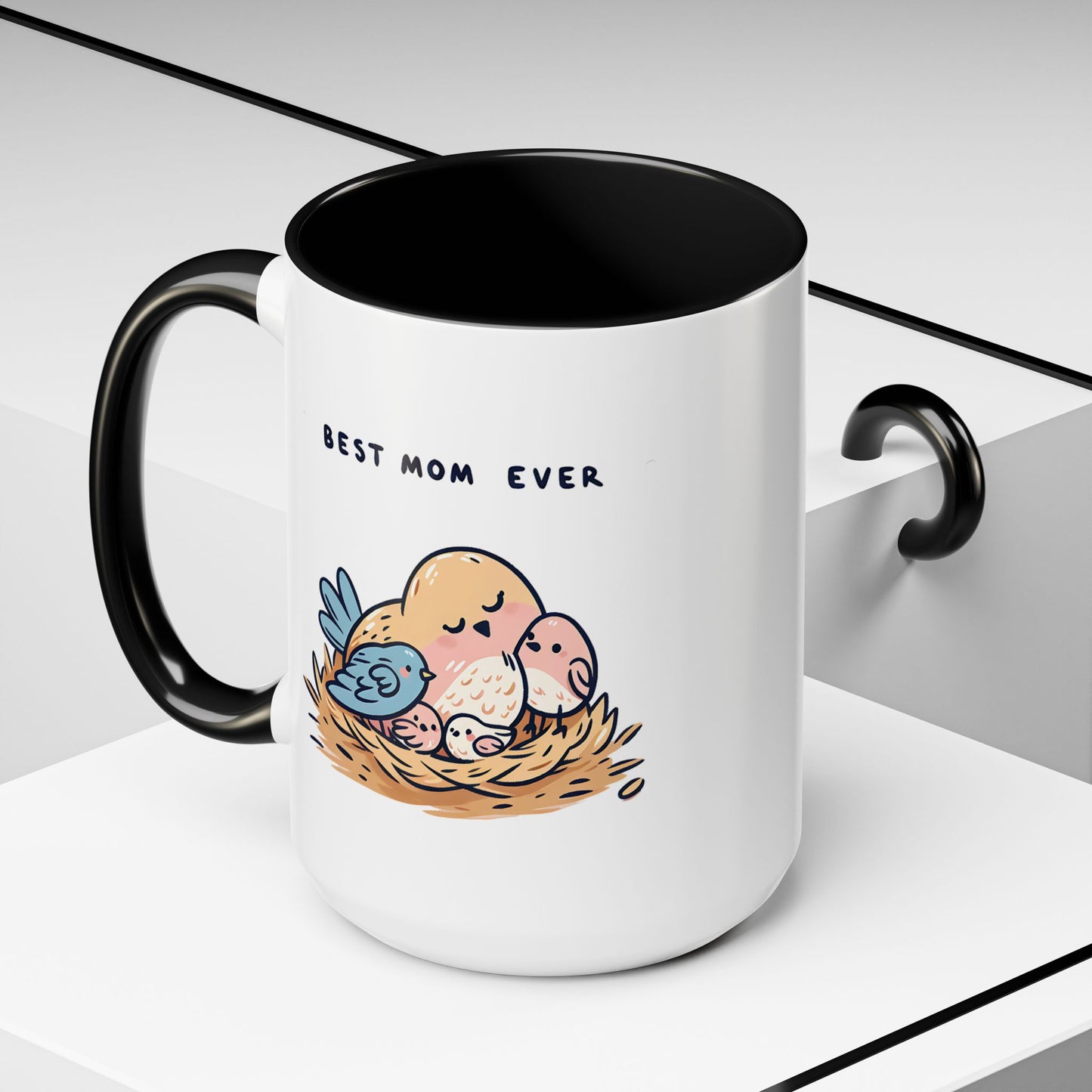 Mother's Day Mug - Best Mom Ever Birds