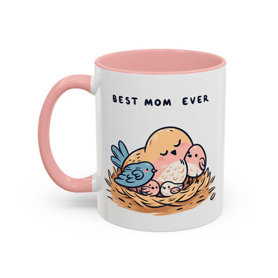 Mother's Day Mug - Best Mom Ever Birds