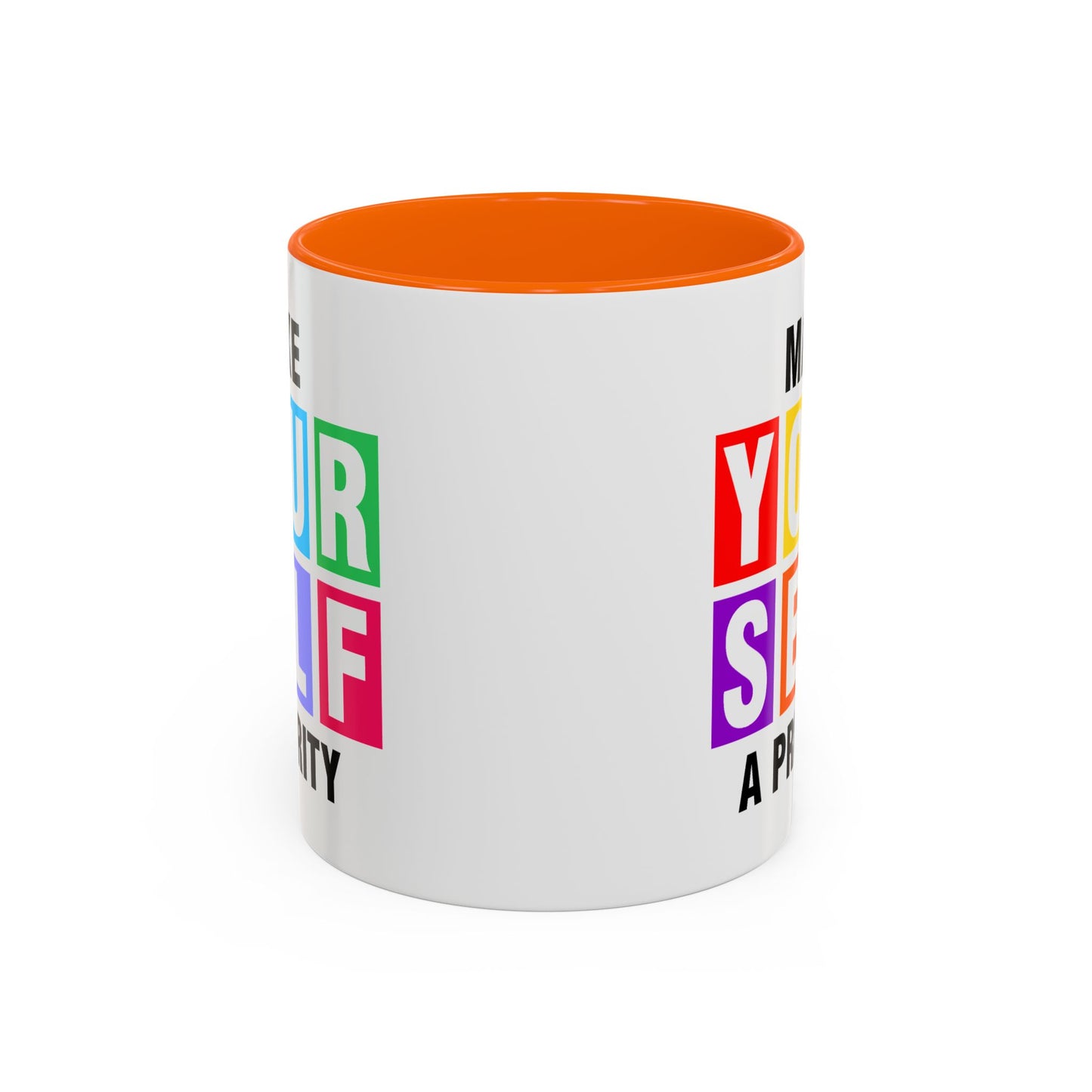 Wellness Mug - Make Yourself a Priority Colored Blocks