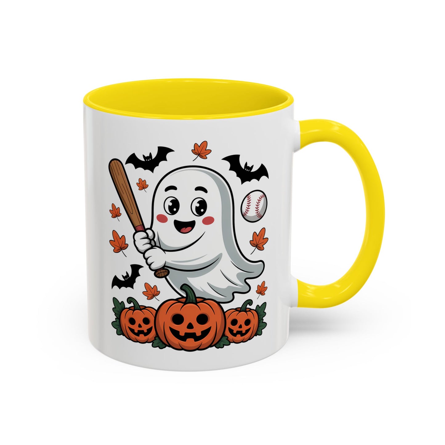 Halloween Mug - Ghost With Baseball Bat