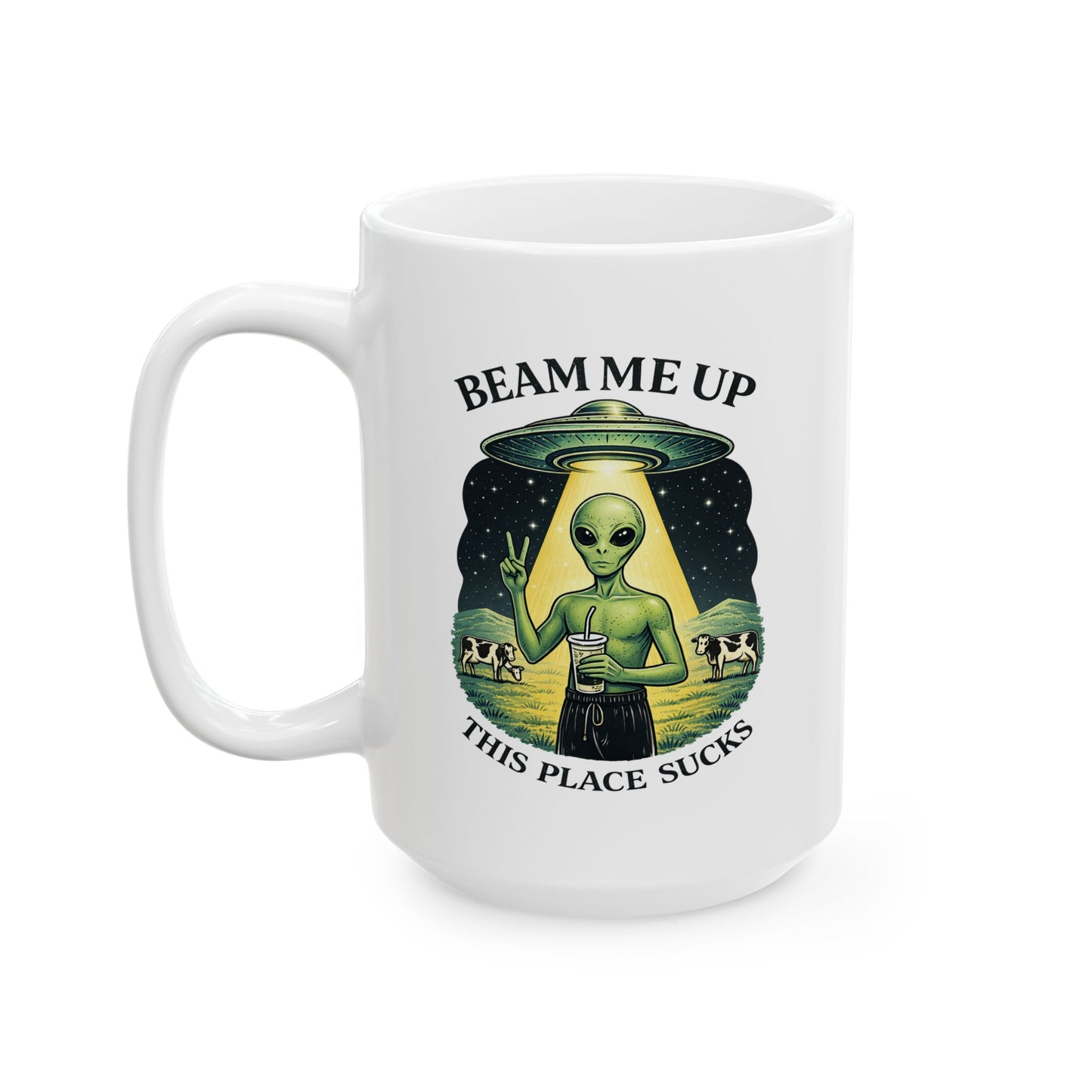 Alien Mug - Beam Me Up