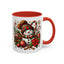 Christmas Mug - Red and Green Snowman 2