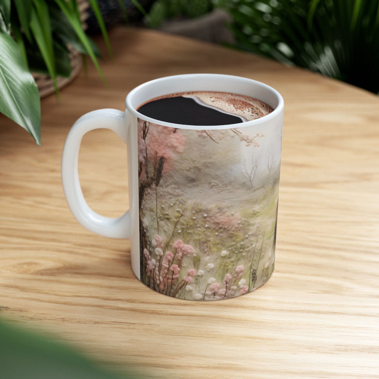 Artistic Mug - Felted Hourse 5