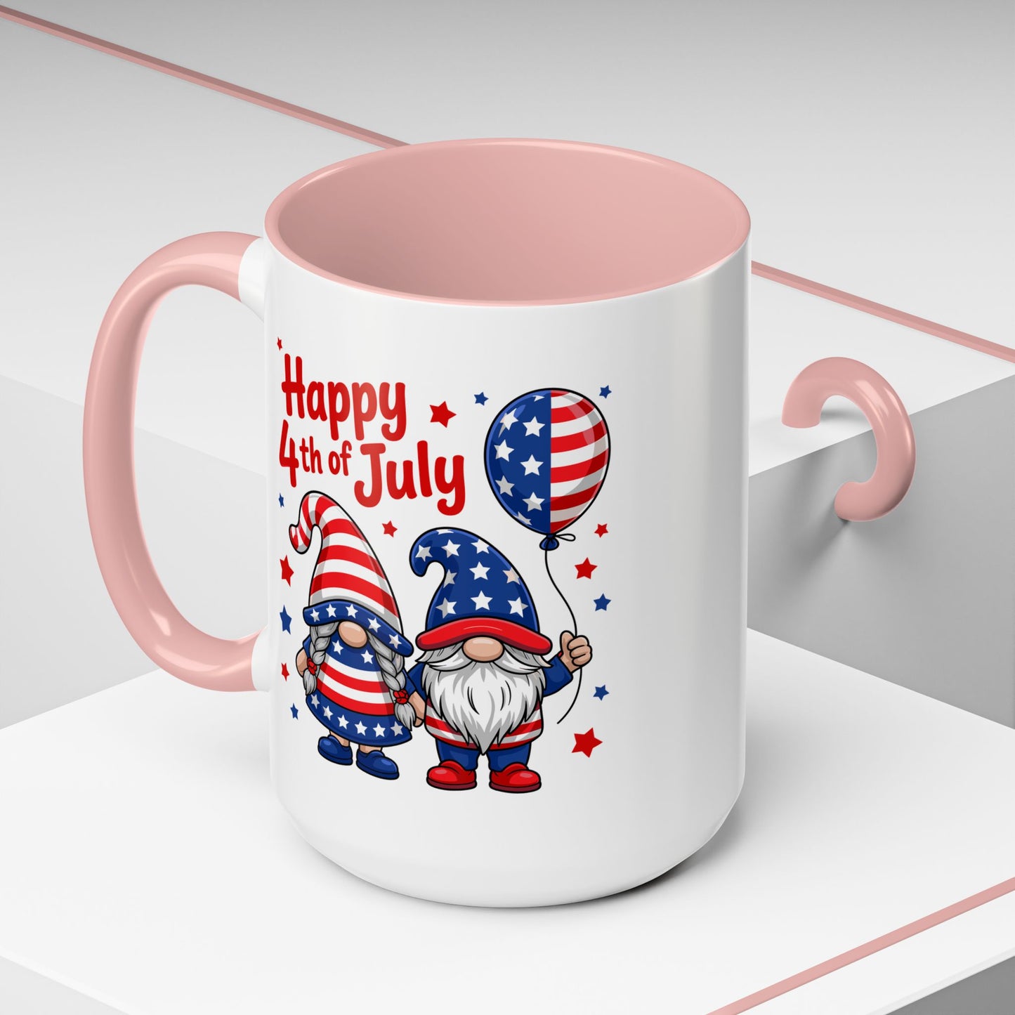 4th of July Mug - Happy 4th of July Gnomes