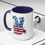 4th of July Mug - America Peace Sign