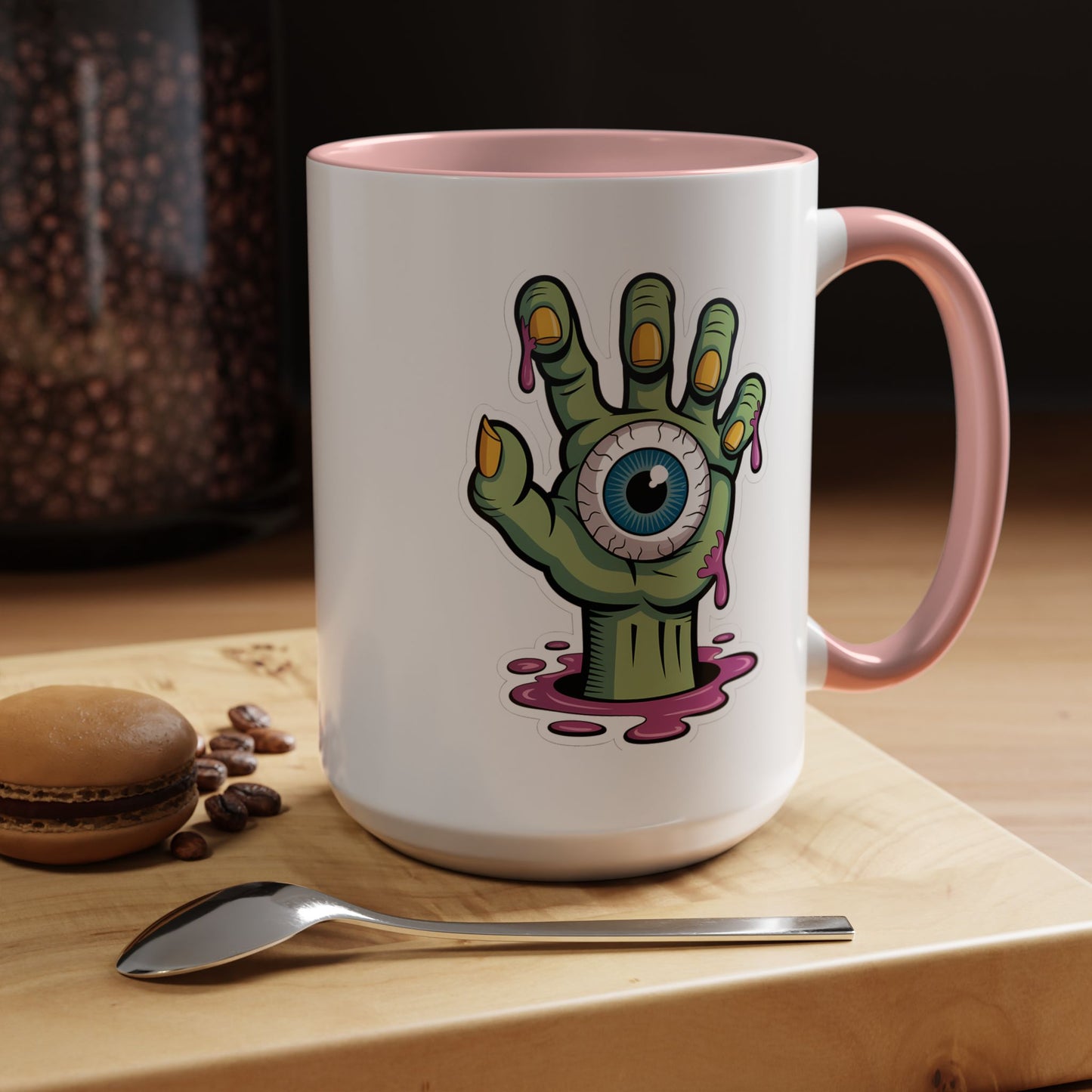 Halloween Mug - Eye Ball Hand
