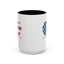 4th of July Mug - God Bless America Flag Heart