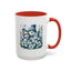 Christmas Mug - Blue Snowman Family