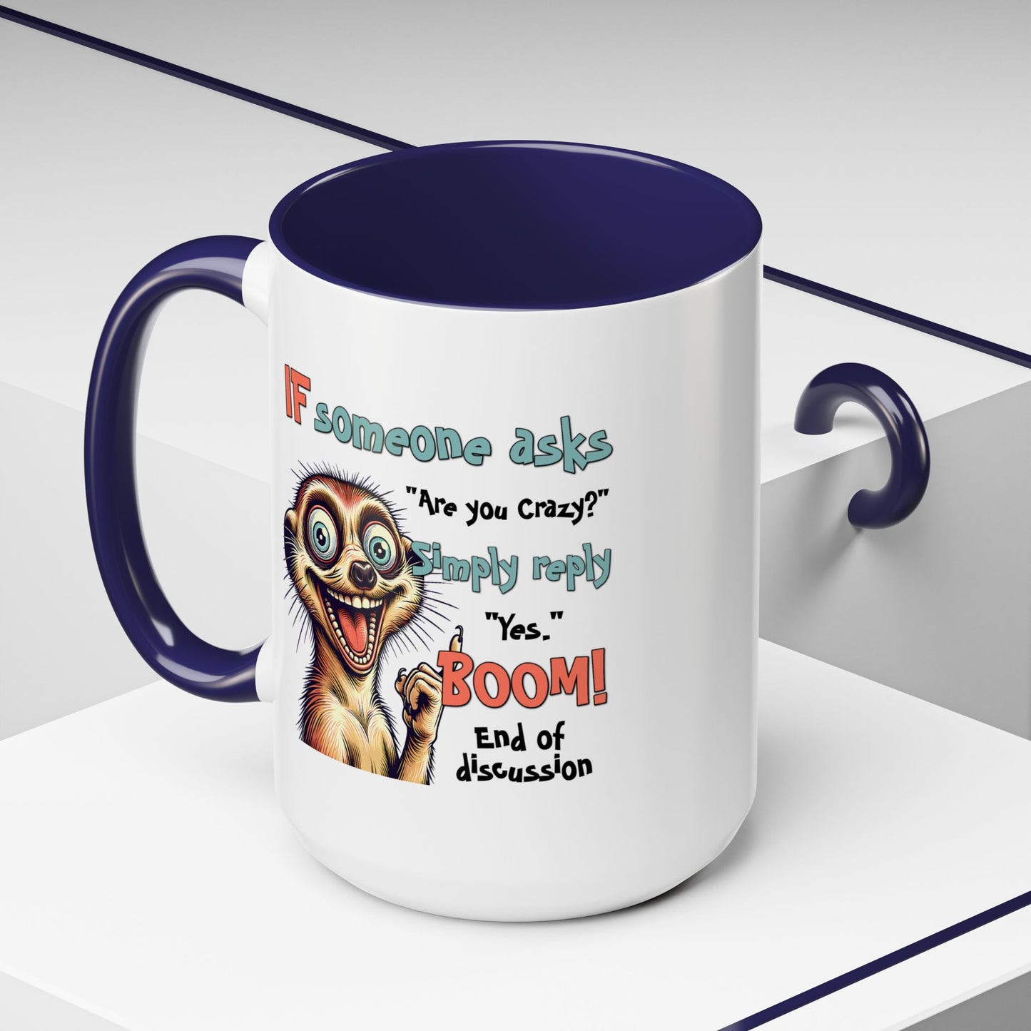 Humor Mug - If Someone Asks Are You Crazy