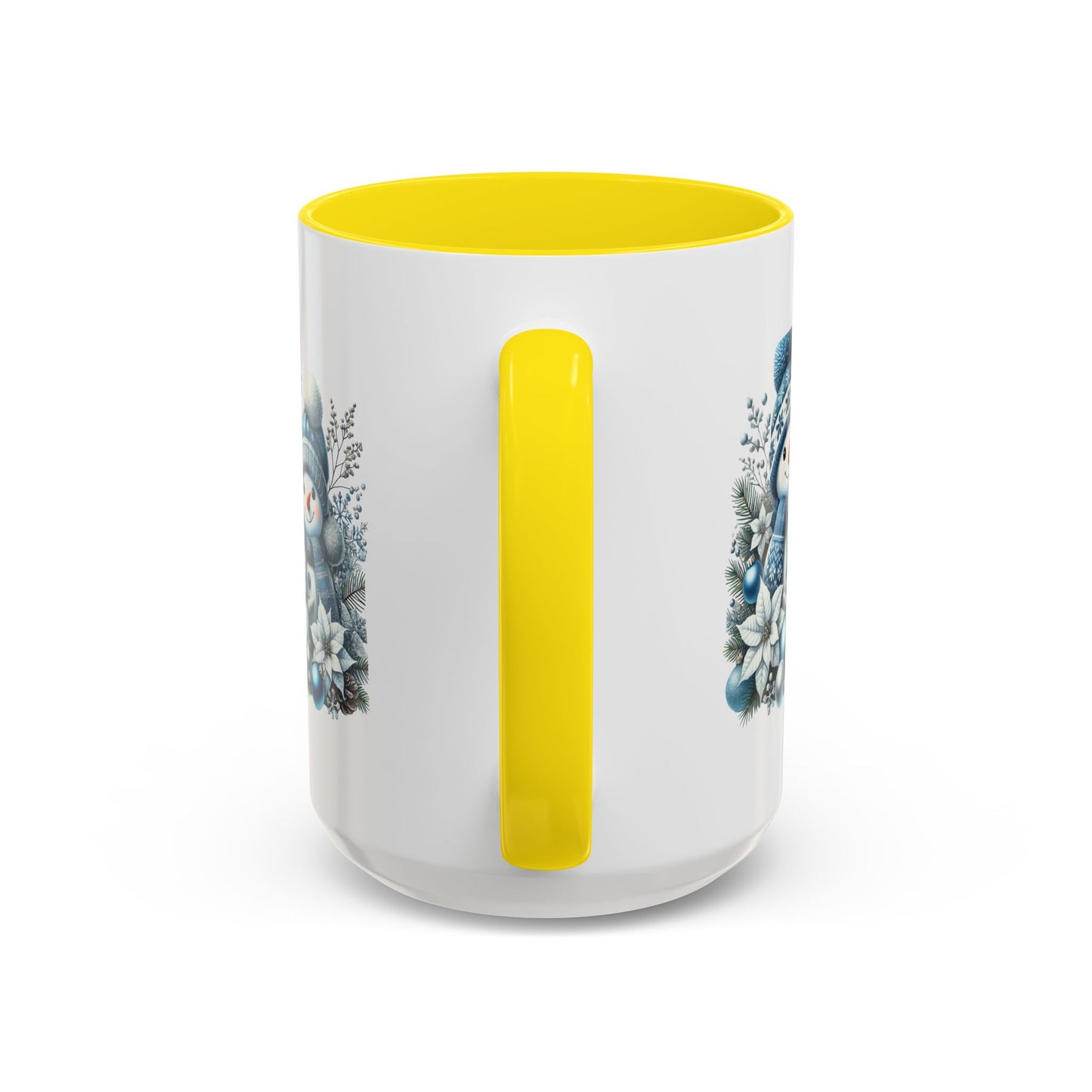 Christmas Mug - Blue Snowman Family