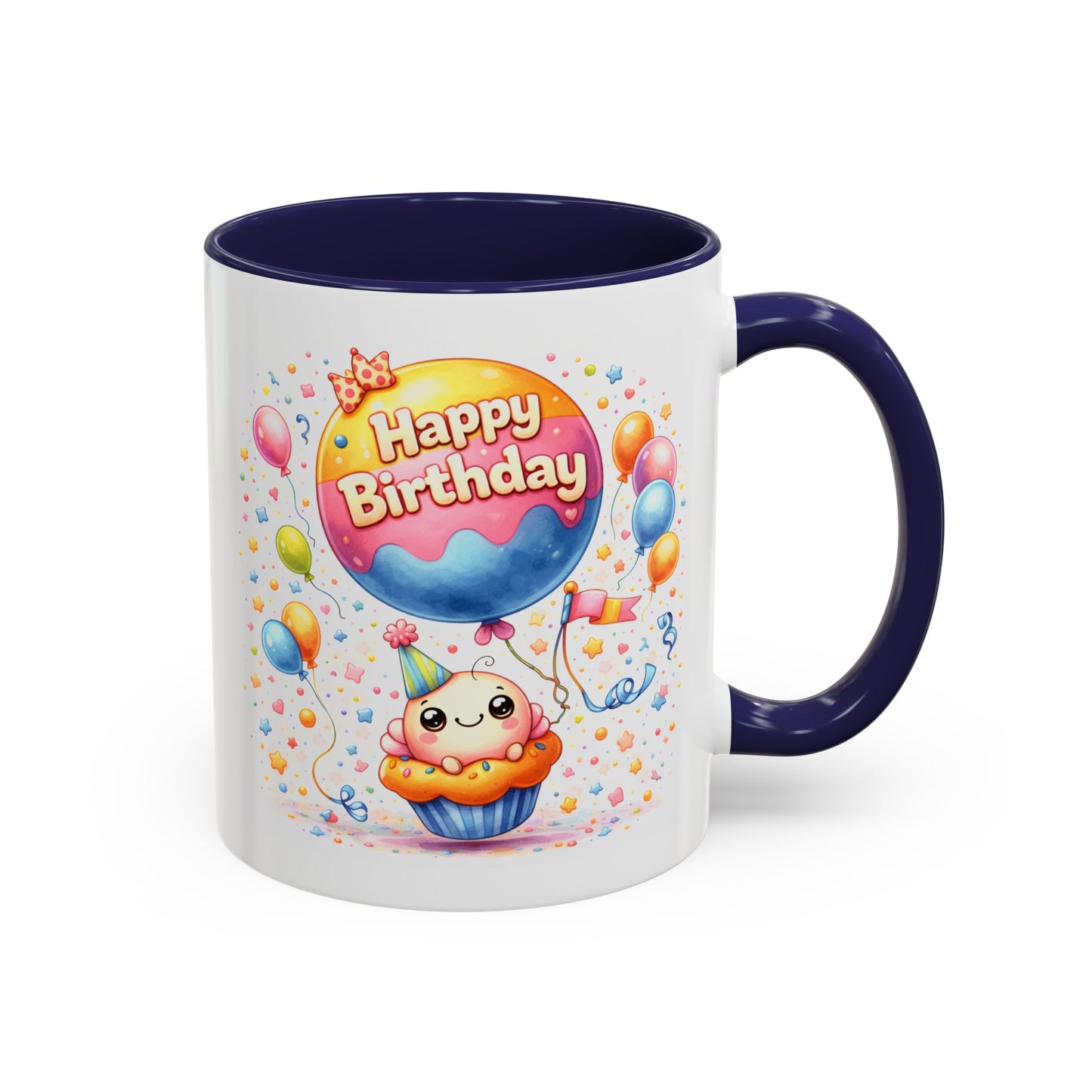 Birthday Mug - Cupcake Balloon