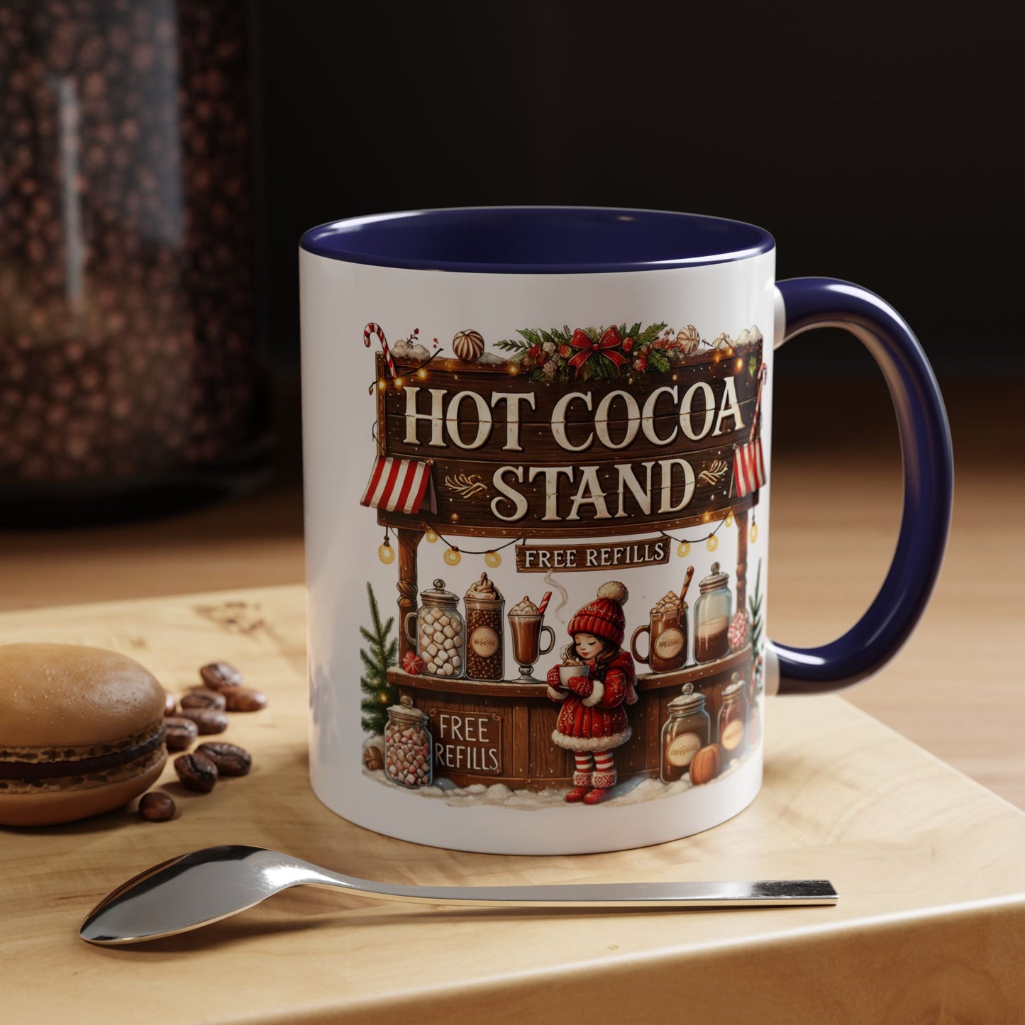Christmas Mug - Hot Cocoa Stand Free Refills