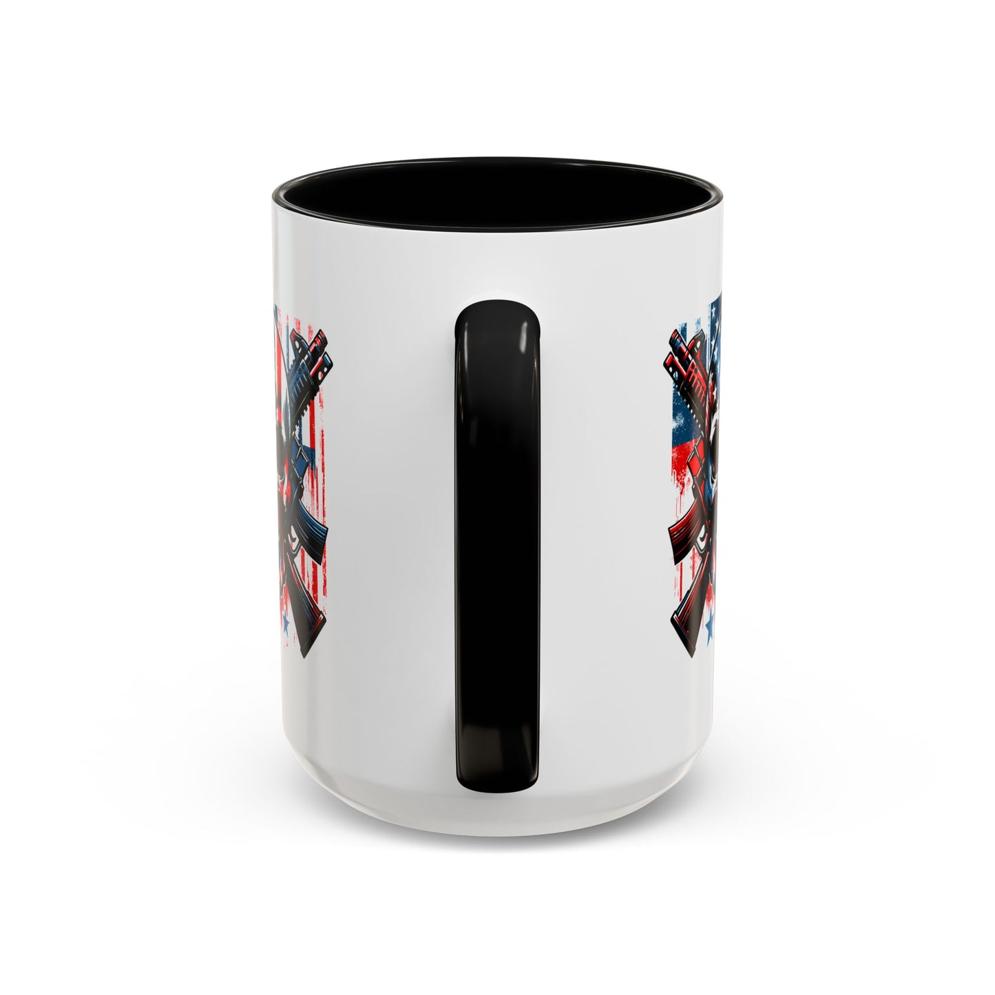 4th of July Mug - Skull With American Flag