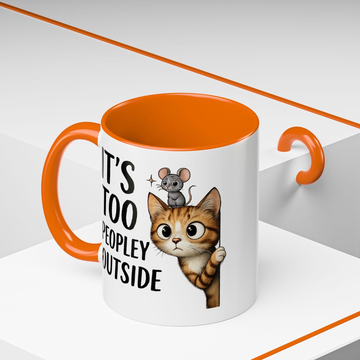 Animal Mug - It's Too Peopley Outside