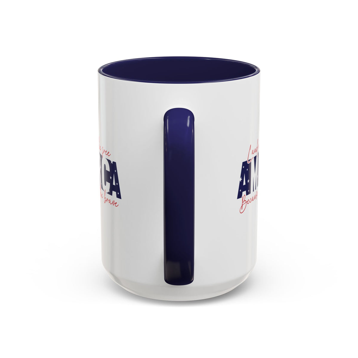 4th of July Mug - American Land of the Free Stars