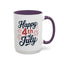 4th of July Mug - Happy 4th of July Fireworks