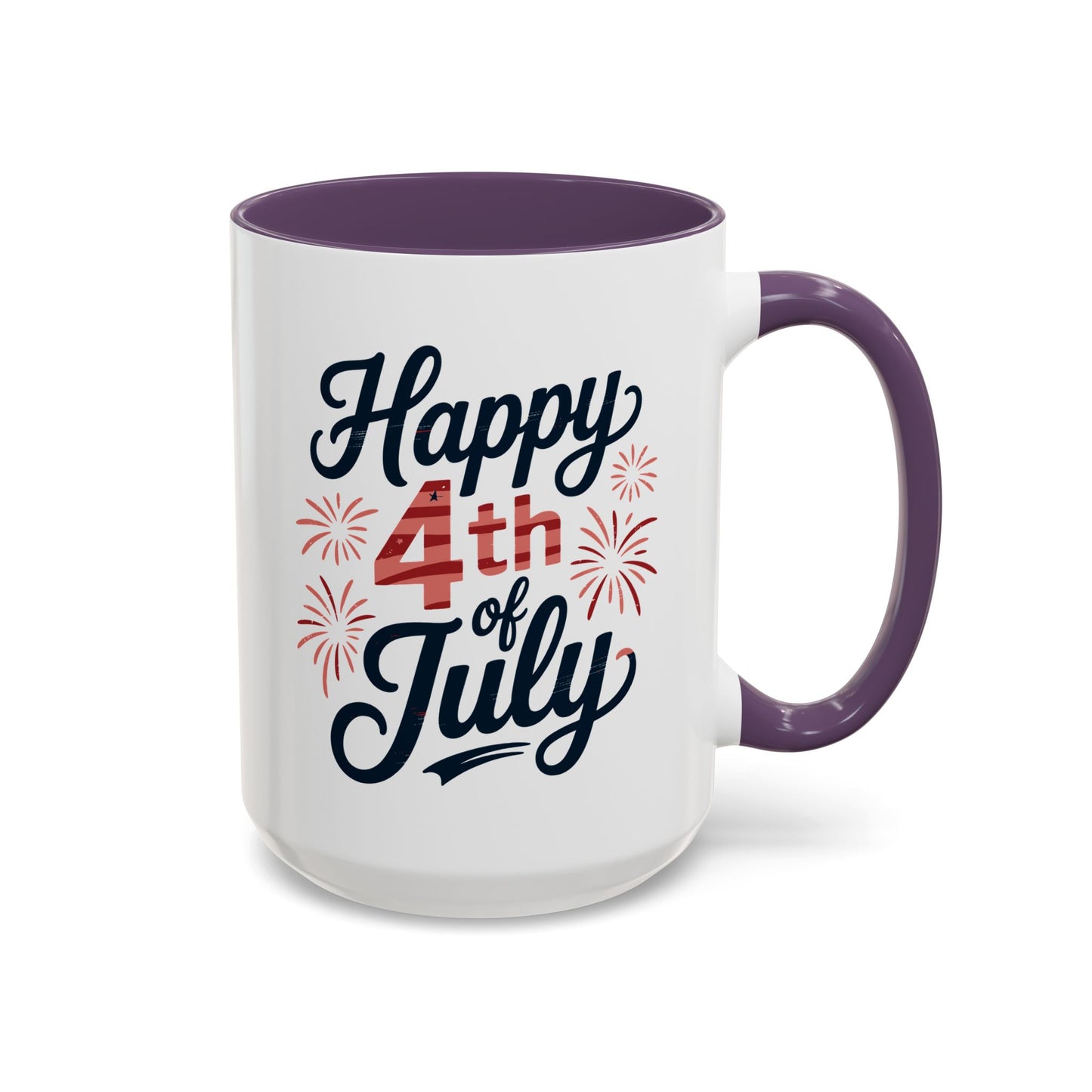 4th of July Mug - Happy 4th of July Fireworks