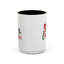 Christmas Mug - Merry Christmas Red & Green Text Bow