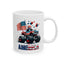 4th of July Mug - America Monster Truck